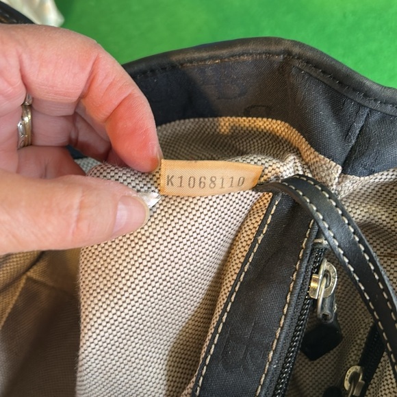 DOONEY & BOURKE SIGNATURE BLACK CANVAS SHOULDER HAND BAG TOTE #K1068110 - Picture 11 of 16